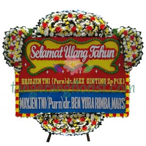 Bunga Papan Selamat dan Sukses Ziel vol gevoelens Tangerang