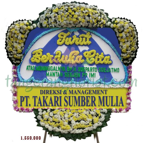 Bunga Papan Turut Berduka Cita Seelenvolle Sympathie Tangerang