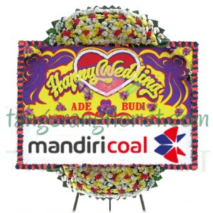 Bunga Papan Happy Wedding Exclaimation Tangerang