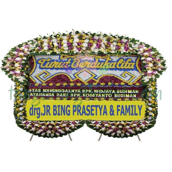 Bunga Papan Turut Berduka Cita Sympathy Grief Tangerang