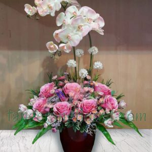 Bunga Meja Roze Sonate Artificial