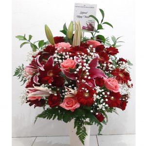 Bunga Meja Posh Garden in Vase Tangerang